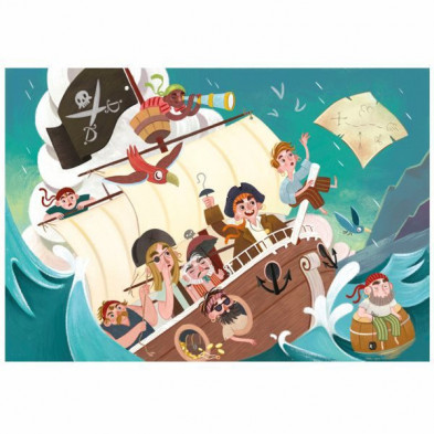imagen 1 de puzle piratas 104 piezas