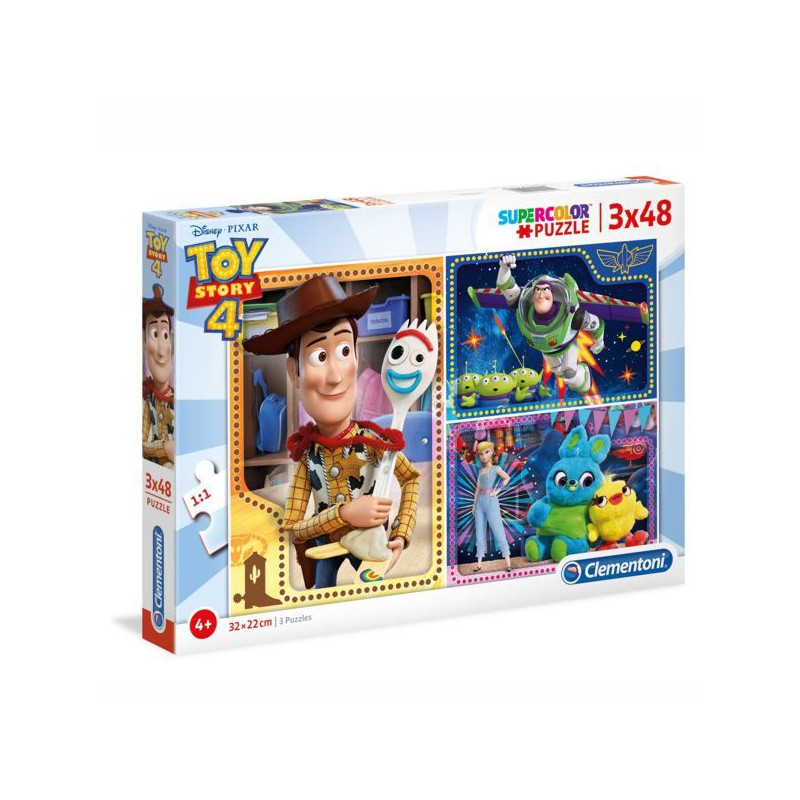 Imagen puzle toy story 4 3 x 48 piezas
