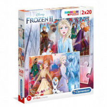Imagen puzle frozen 2 - 2 x 20 piezas