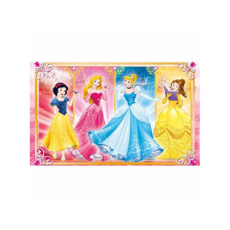 ¡Magia Doble con Nuestro Set de 2 Puzzles Princesas de 60 Piezas Cada ...