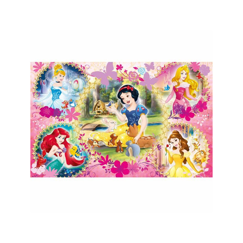 ¡Magia Doble con Nuestro Set de 2 Puzzles Princesas de 60 Piezas Cada ...