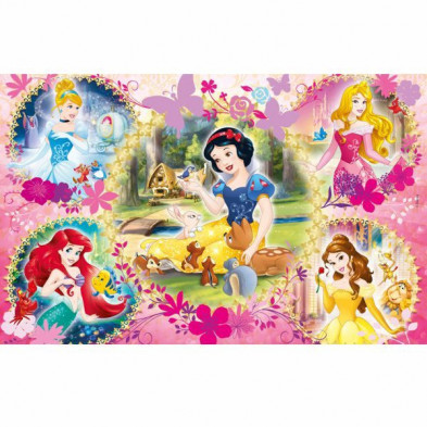 imagen 2 de puzle princesas 2 x 60 piezas
