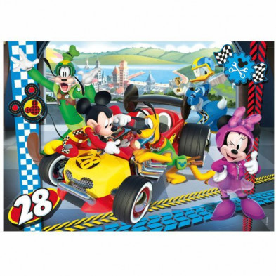 imagen 1 de puzle mickey roadster racers 30 piezas