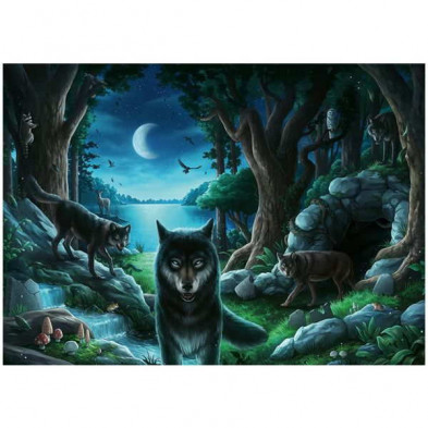 imagen 1 de puzzle escape la manada de lobos ravensburger