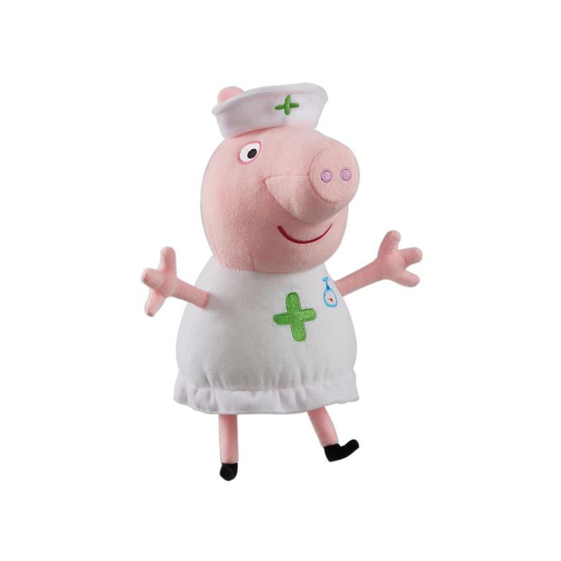 Imagen peluche peppa pig enfermera 27cm