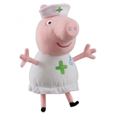 Imagen peluche peppa pig enfermera 27cm