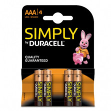 Imagen pila alkalina duracell lr03 (aaa) blister 4 unid