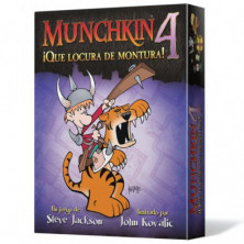 JUEGO MUNCHKIN 4 QUÉ LOCURA DE MONTURA