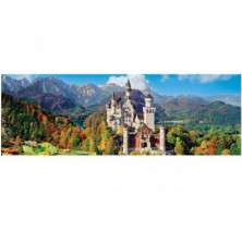 imagen 1 de puzle panoramico neuschwanstein 1000 piezas