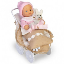 Imagen carrito de bebé con figura barriguitas