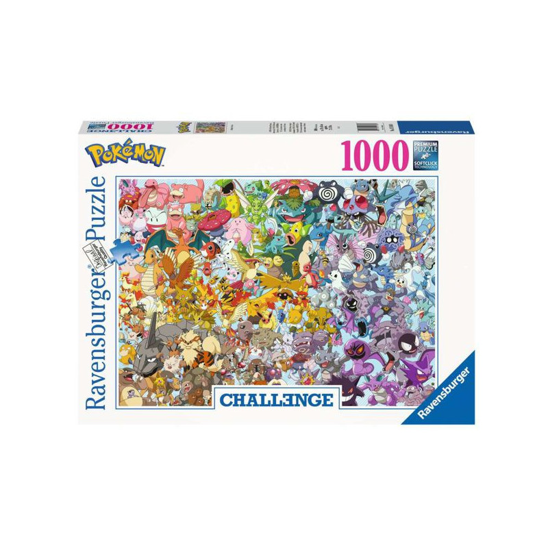 Imagen puzle pokemon 1000 piezas challenge