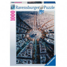 Imagen puzle paris desde arriba 1000 piezas