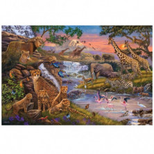 imagen 1 de puzle el reino animal 3000 piezas