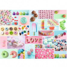 imagen 1 de puzle dulce amor 500 piezas
