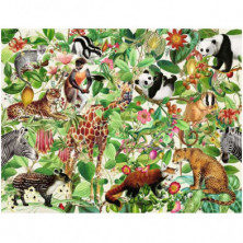 imagen 1 de puzle selva 2000 piezas