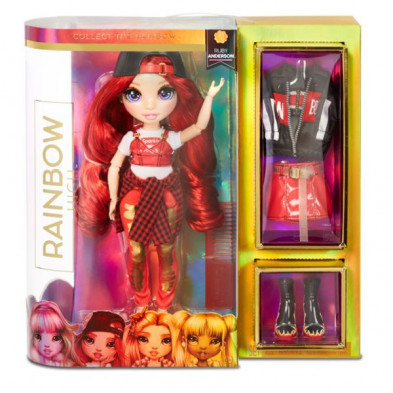 imagen 4 de rainbow high fashion doll ruby anderson