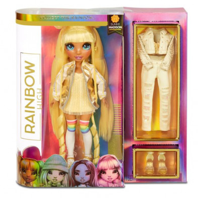 imagen 4 de rainbow high fashion doll sunny madinson