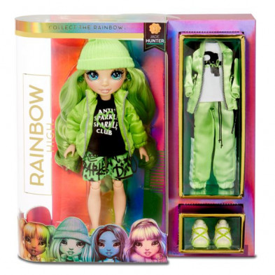 imagen 4 de rainbow high fashion doll jade hunter