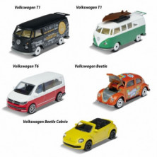 imagen 1 de set de 5 coches majorette volkswagen 1/64