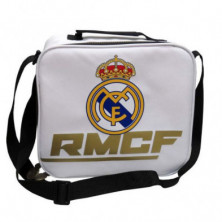 Imagen bolsa merienda real madrid isótermo 25x10x22cm