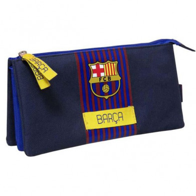 Imagen portatodo triple fc barcelona 22x4x11cm