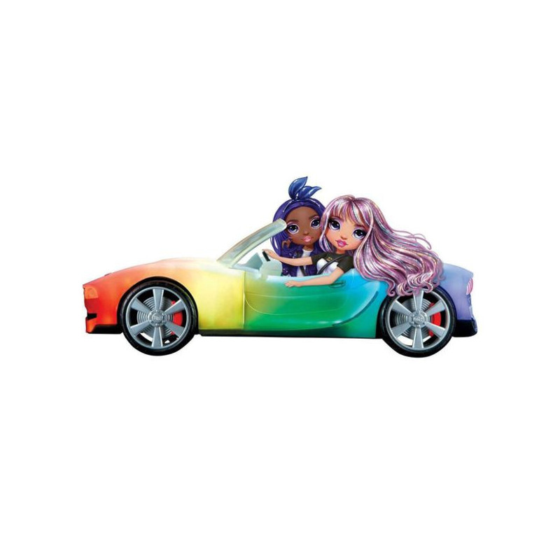 Imagen coche convertible rainbow high color