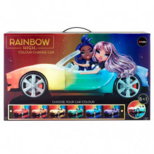 imagen 1 de coche convertible rainbow high color