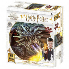 Imagen puzzle lenticular harry potter dragón 300pz