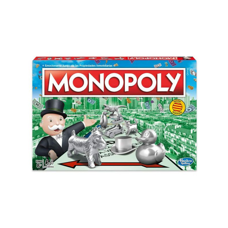 Imagen juego monopoly clasico hasbro edición cataluña