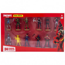 FIGURAS SELLOS FORTNITE PACK 12 STAMPERS