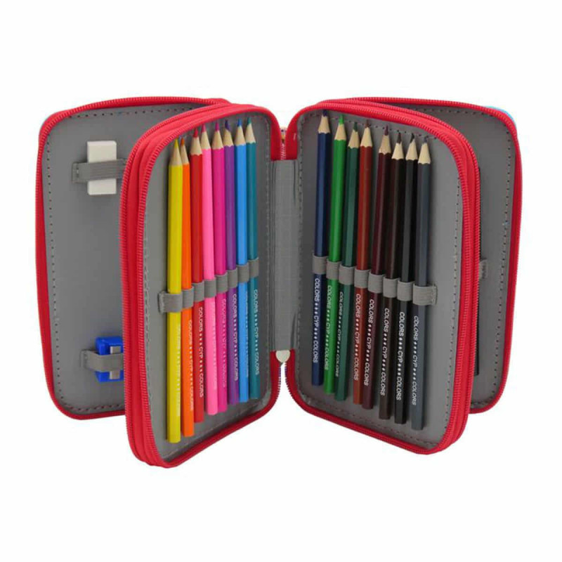 Estuche Escolar Rainbow High De 3 Pisos - Plumier Multicolor Con 39 Piezas (lápices, Rotuladores, Bolígrafos) Para Colegio Y Oficina