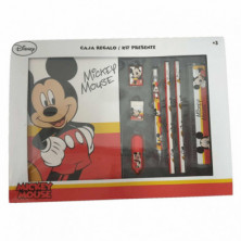 Imagen set de papelería mickey mouse disney