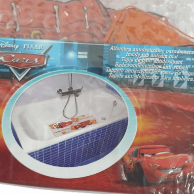 imagen 1 de alfombra antideslizante bañera cars disney pixar