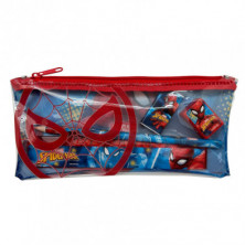 imagen 3 de set de papelería spiderman stickers