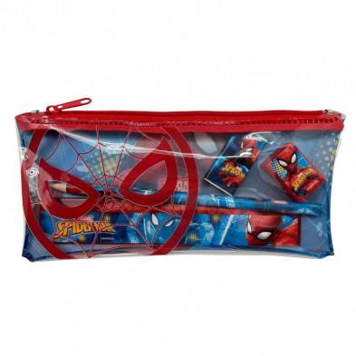 imagen 3 de set de papelería spiderman stickers
