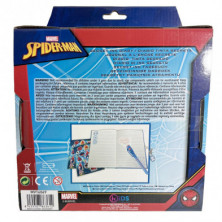 imagen 2 de diario spiderman con boligrafo mágico