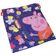 Imagen saquito peppa pig 24x30cm