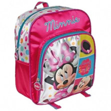 MOCHILA ESCOLAR MINNIE MOUSE 27CM