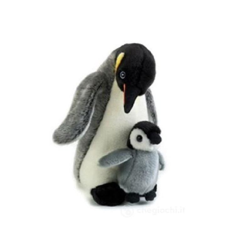 Imagen pinguino gigante con baby
