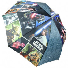 Imagen paraguas autom premium 45cm star wars