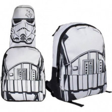 Imagen mochila capucha invisible dar star wars 28x41x18cm