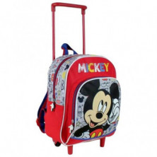 Imagen mochila carrito mickey 24x29x11cm