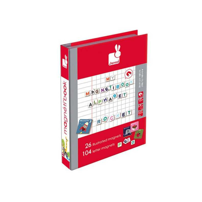 Imagen libro magnético alfabeto inglés
