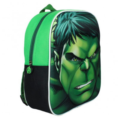 Mochila 3d hulk avengers 25x31x10cm hipergol