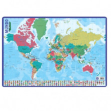 Imagen lamina didactica mapa del mundo