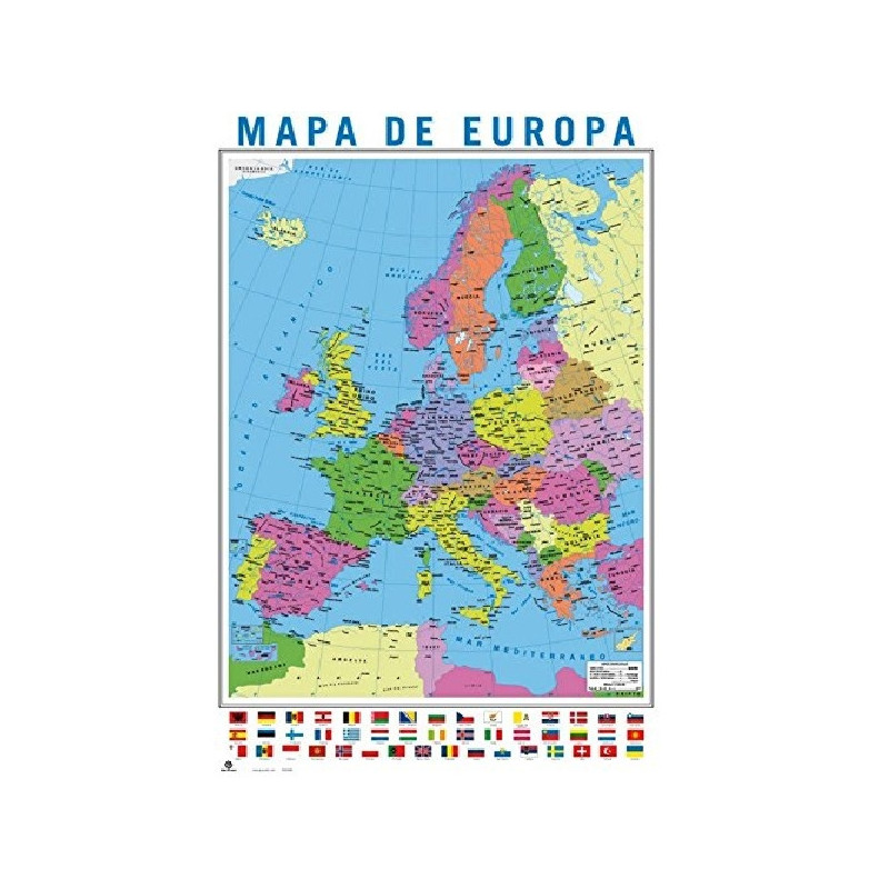 Imagen poster mapa europa -e b0397
