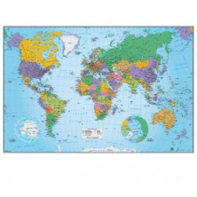Imagen poster mapa mundo -e b0406