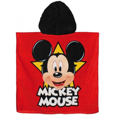 imagen 1 de poncho mickey algodon 60x120cm