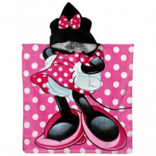 PONCHO MINNIE ALGODON 60X120CM