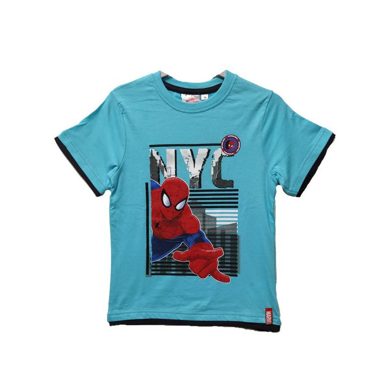 Imagen camiseta niño spiderman ney york city azul